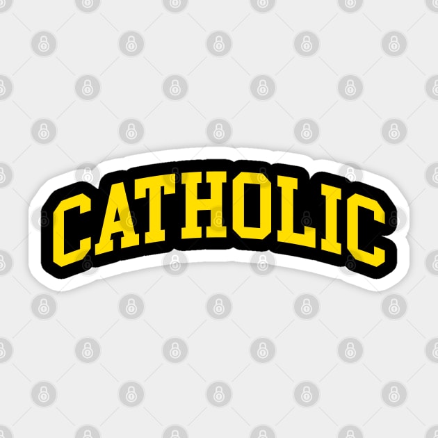 Catholic Sticker by monkeyflip